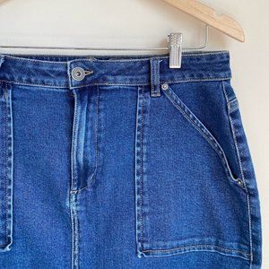 Addition Elle Denim Pencil Skirt